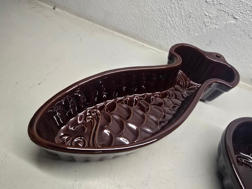Scheurich Keramik Backform Aus der guten alten Zeit Herzform und Fischform NEU - Bild 4 von 5
