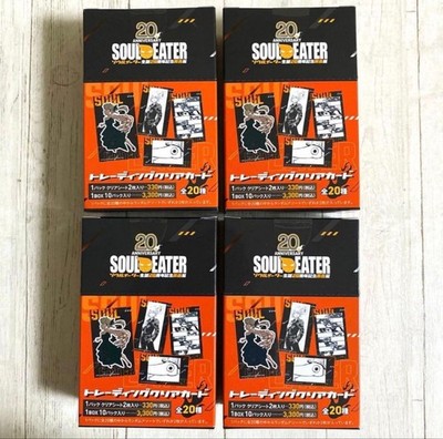 Soul Eater Original Art Exhibition Trading Clear Card 4 BOX