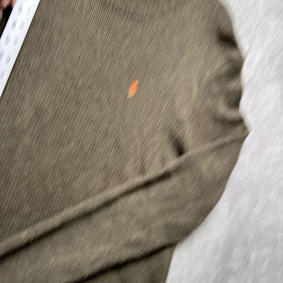 Polo Ralph Lauren Suéter de Lino Para Hombre Mediano Verde Oliva Tejido Ligero Foto 4 de 4