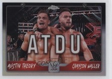 2025 Chrome WWE Black Refractor 7/10 Grayson Waller Austin Theory Patch Tag 1g2u