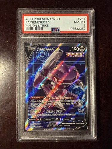 Genesect V graded PSA 8 for sale on eBay