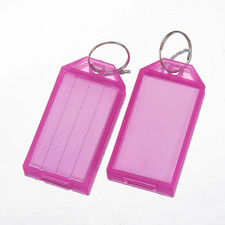10-50pcs Colorful Plastic Split Keychains Keychains