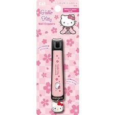 KAI Kitty Japanese Style New Standard S Cherry Blossom Curved Blade Nail Clipper
