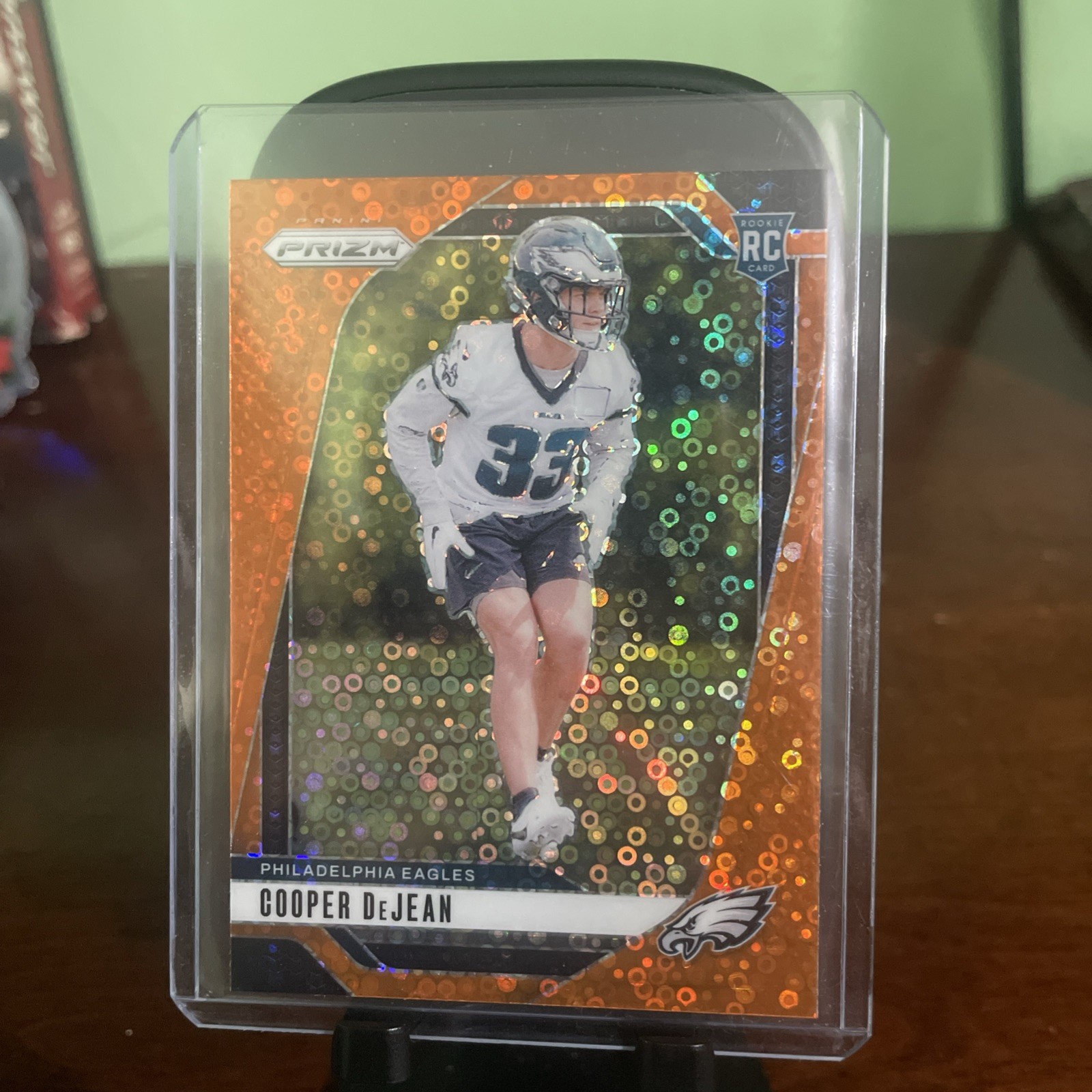 COOPER DEJEAN 2024 Panini Prizm #321 RC Rookie Orange Disco Prizm