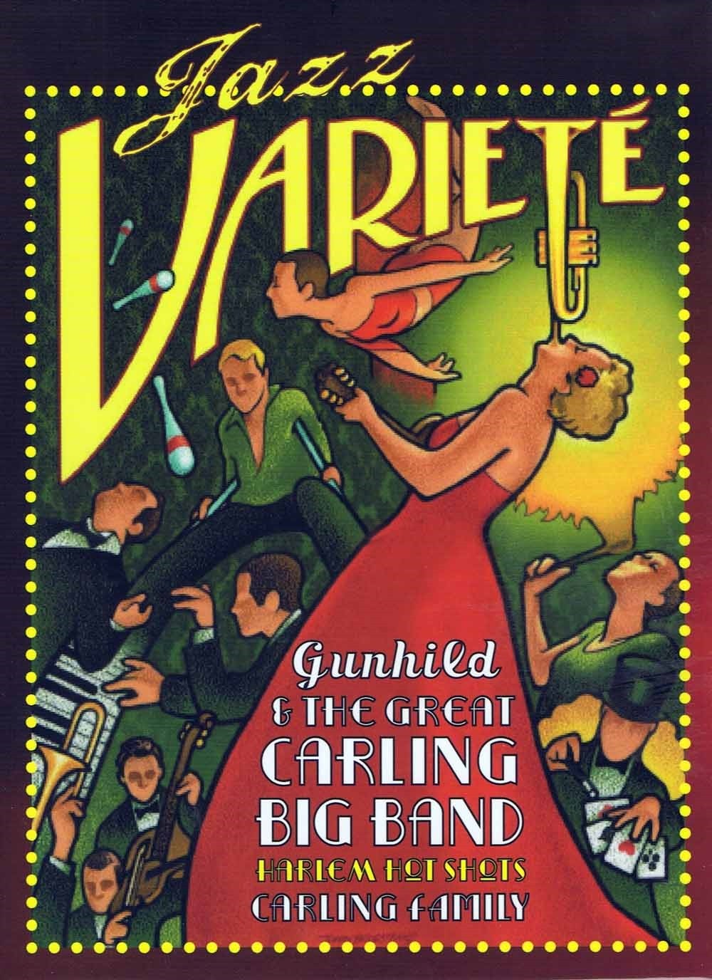Gunhild Carling & The Carling Big Band Jazz Variete DVD New 7320470116746