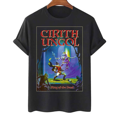 Cirith Ungol band king of the dead T-shirt Unisex Tee Black Graphic Tee