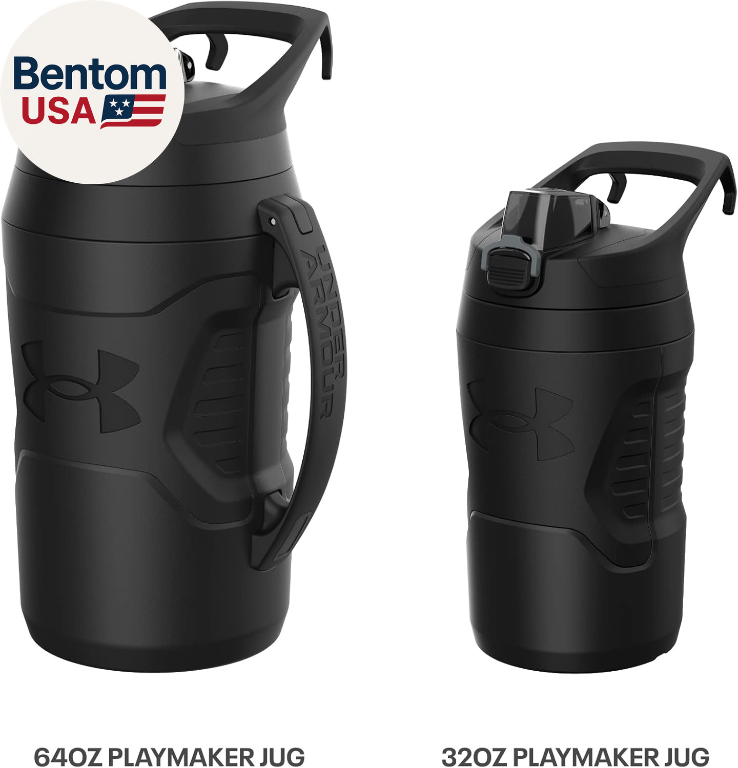 32 Oz Insulated Water Bottles - Sports Water Jug with Handle, Fence Hook, Leak R