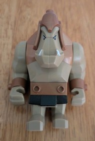 Lego Castle Fantasy Era Troll Minifigure Big Fig Dark Tan Copper Armor Set 7036 