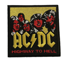 AC/DC - HIGHWAY TO HELL - ROCK MUISC - 3 3/4" Embroidered Iron/Sew On Patch