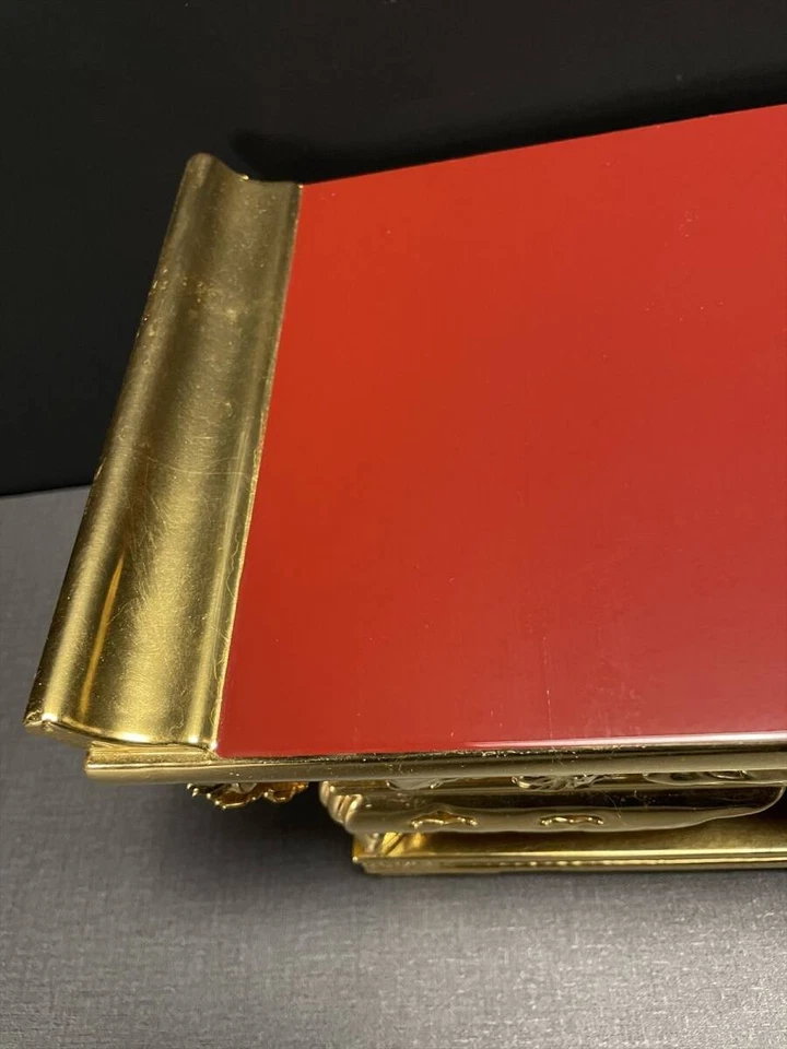 Tavolo Wazan legno oro altare buddista giapponese tradizionale usato - Immagine 4 di 4