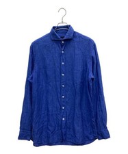 LARDINI          Linen shirt blue
