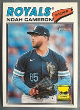 2026 Topps Heritage Noah Cameron #78 Royals