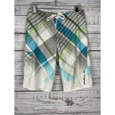 O  Neill for Buckle Men  s Swim Trunk Shorts 30 Blue Gray Print 22  Beach Swim