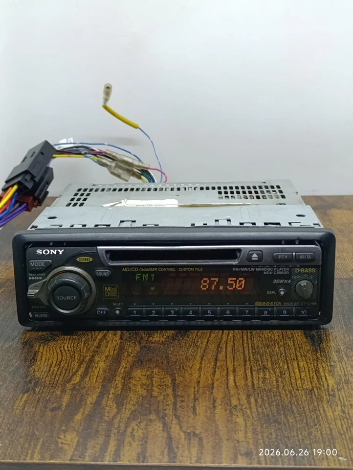Autoradio MD Minidisc Sony MDX-C5960R Original Car Radio - Photo 4/4