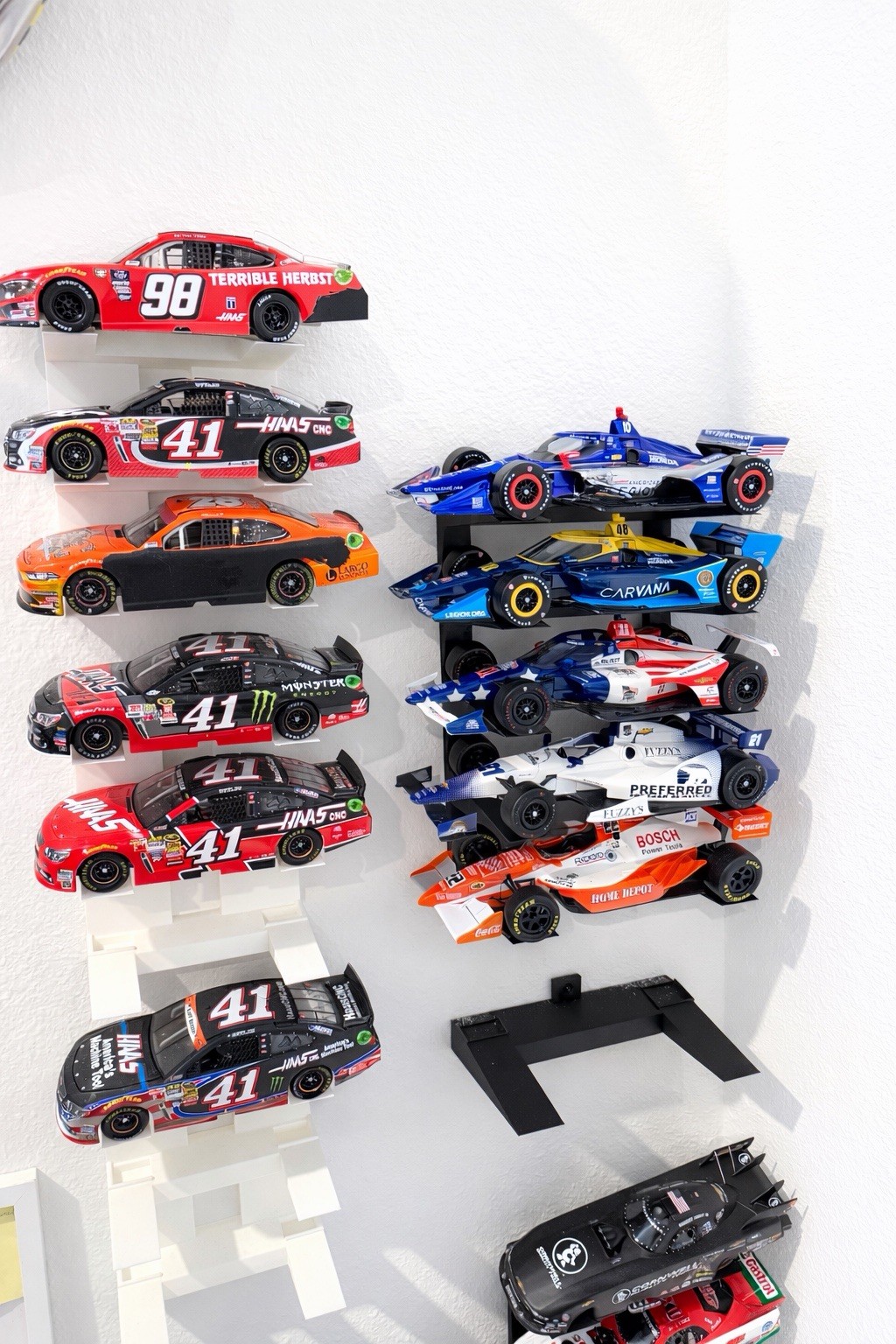 INDYCAR 1:18 Diecast 5 Stack Display Wall Table Shelf Mount