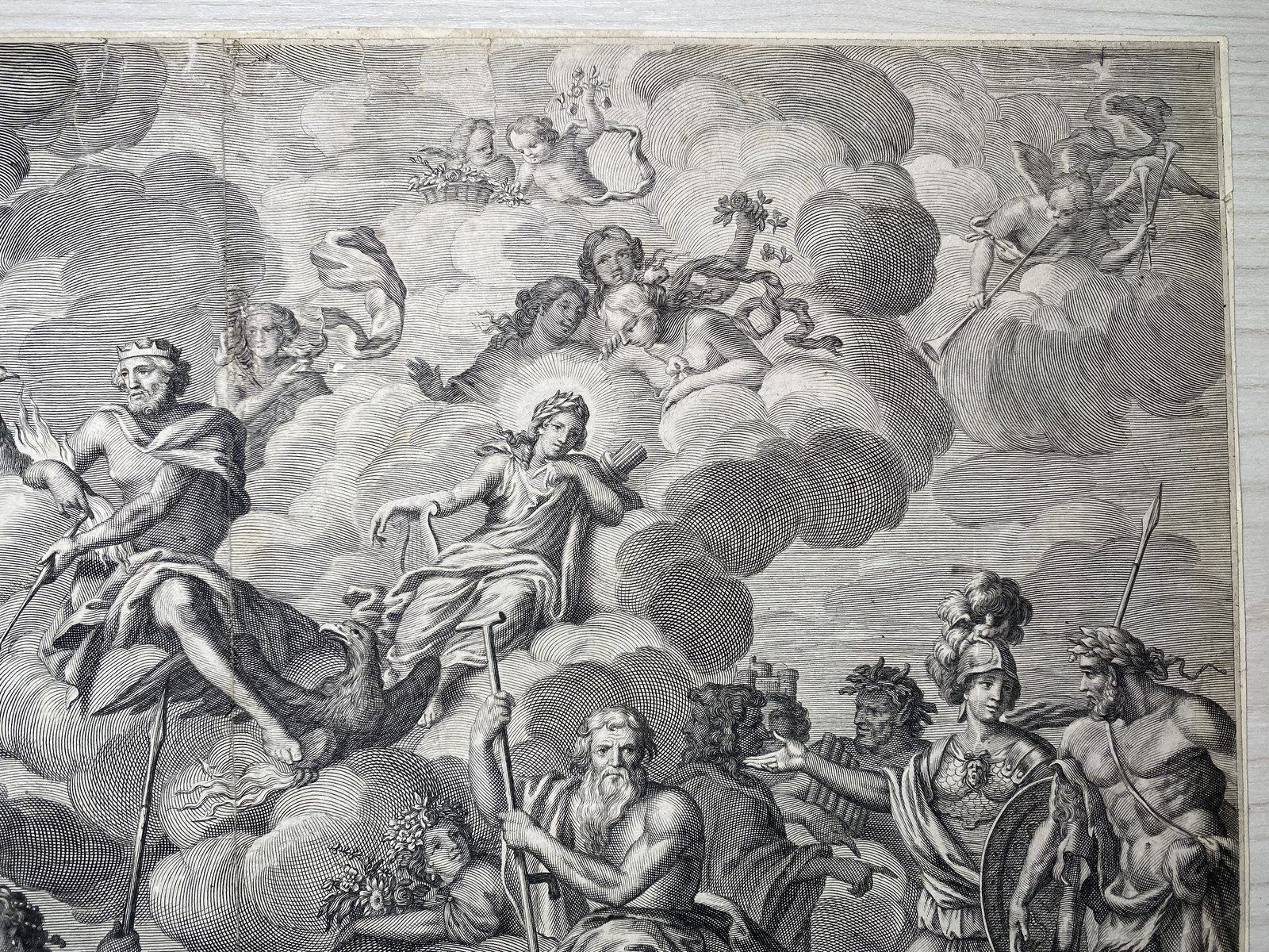 17th century / Engraving: J. Cristoph Weigel - The Council of the Gods