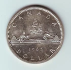 Canada Silver Dollar 1965,3