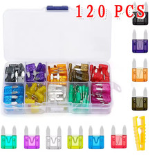 120pcs ATR Micro2 Blade Fuses Assorted Kit Car 5A 7.5A 10A 15A 20A 25A 30A