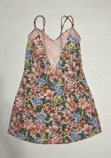 Victoria's Secret VTG Gold Label Floral Fairy Chemise Slip Small Y2K Cottagecore