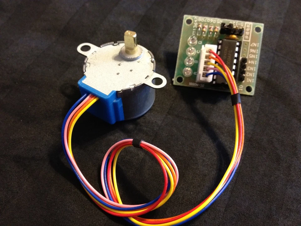 Stepper Motor 28BYJ-48 & Test Module Board ULN2003 5 Line 4 Phase Arduino B4 - Image 2 of 3