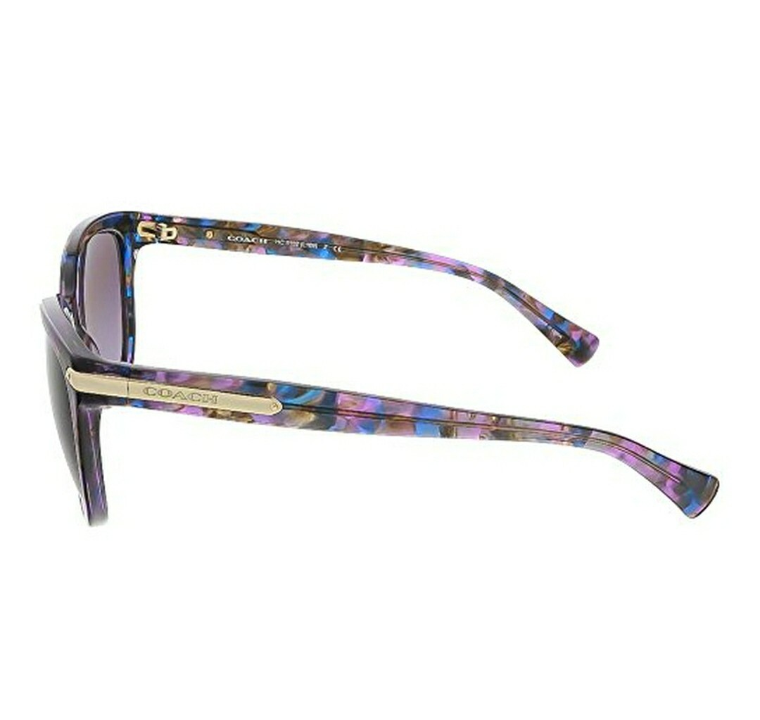 Coach Sunglasses HC 8132 L109 52888H Confetti Purple Size 57  display picture 3