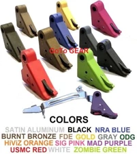 Tango Down Trigger with Trigger Bar For Glock Gen 1 2 3 4 Cerakote Coated