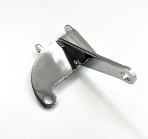 Chrome Passenger Side Alternator Bracket Short Water Pump For Small Block Chevy - Picture 5 of 9