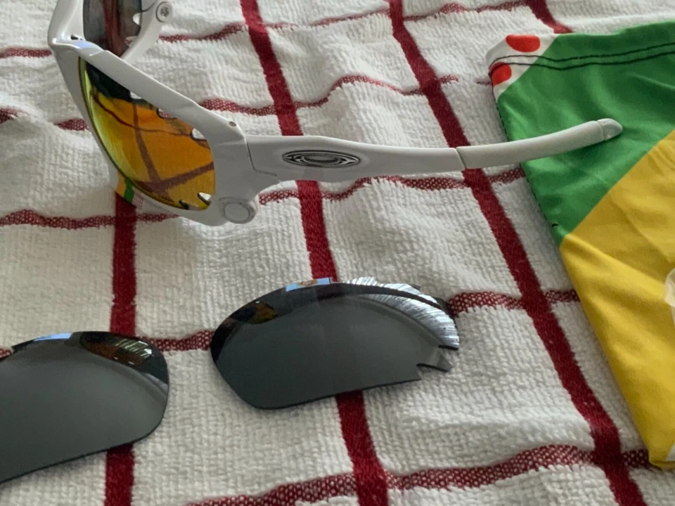 Oakley Tour de France racing jackets vented Polished White Red Iridium O09171-26 - Image 4 of 4