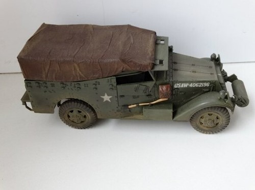 Zvezda 3581 WWII US Armored "Scout Car" with Canvas M3 Scale Model 1:35 NEW - Picture 4 of 6