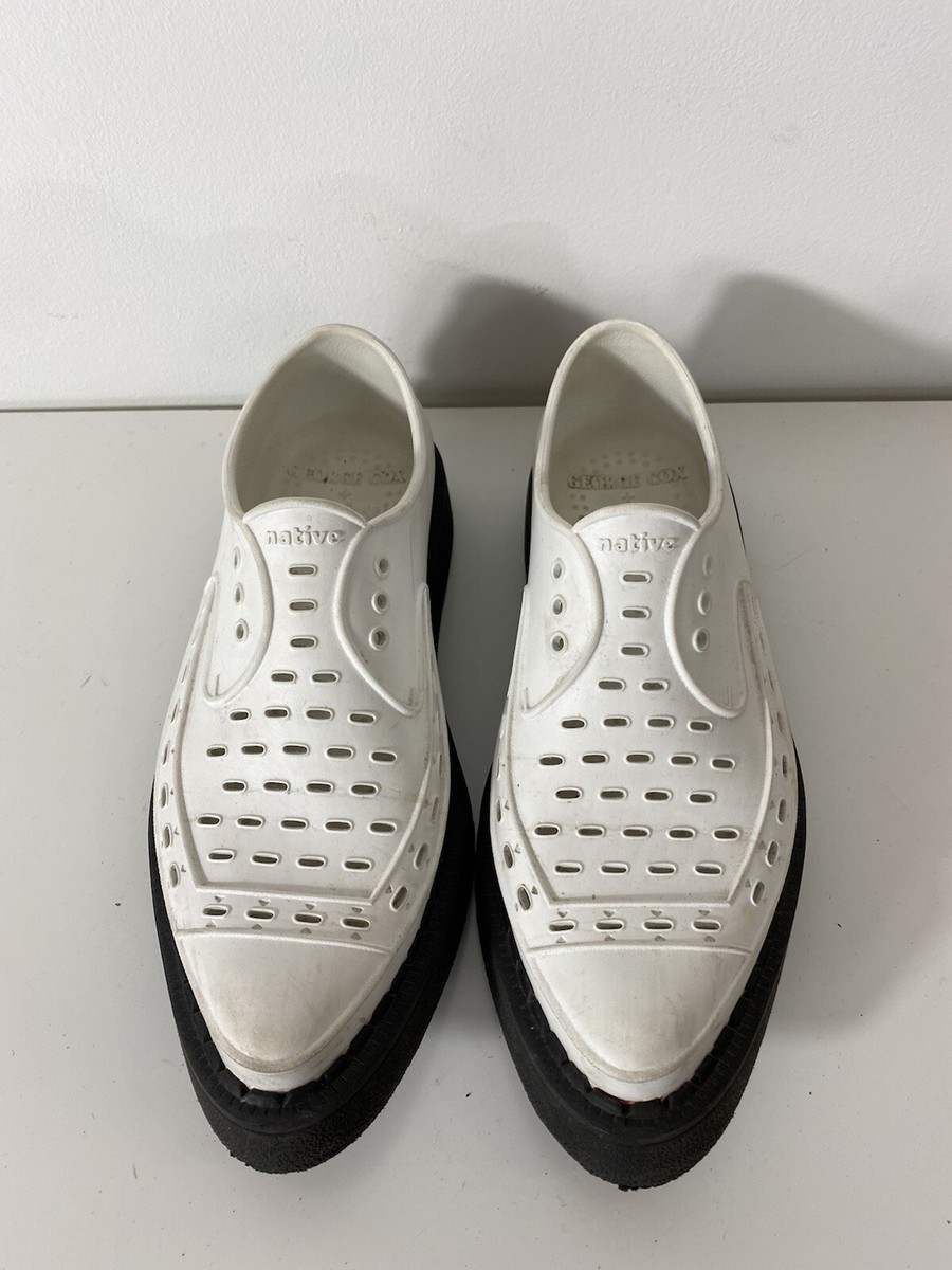 George Cox X Native Womens 9 (Mens 7) Jiffy White Rubber  display picture 1