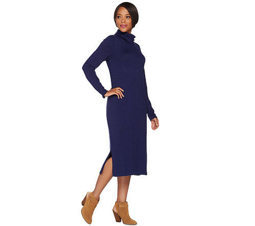 Sweater Dress Size XS Cadet Navy Color 