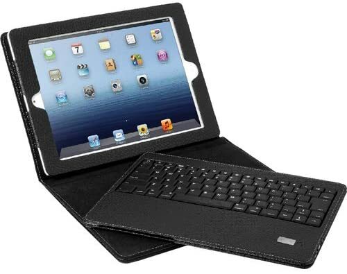 Aluratek Universal Bluetooth Folio Case with Removable Keyboard for iPad 1/2/3 - Picture 2 of 4