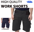 DELUXE WORK SHORTS High Quality with Pockets Cargo Heavy Duty TOOLS WorkWear HQ