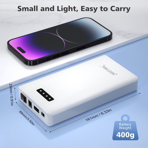 Pack Batterie Lithium-ION 12V 5200mAh Power Bank avec Double Sortie 12V 9V DC... - Photo 5 sur 7