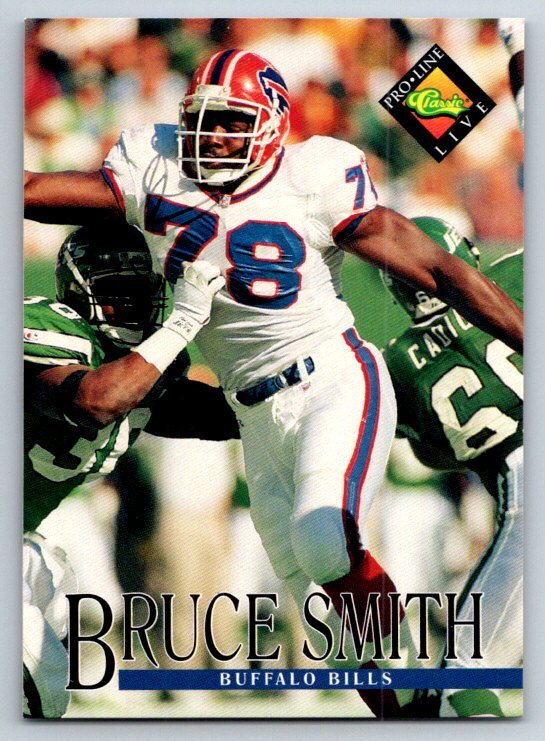 1994 Pro Line Live #8 Bruce Smith Buffalo Bills