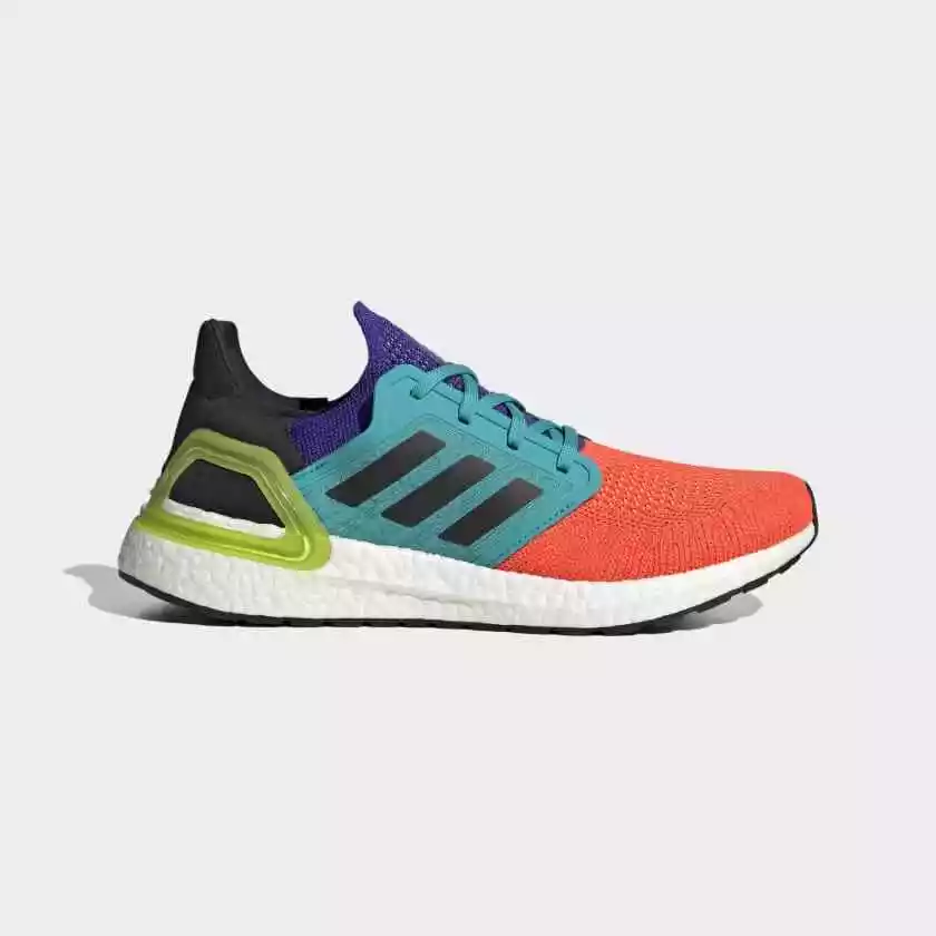 Adidas Ultraboost 20 Mens Running Shoes Solar Red Core Black Gold FV8331 NEW