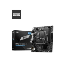 MSI PRO B760M-E DDR5 SDRAM - Motherboard, Intel B760, LGA 1700, micro ATX M.2