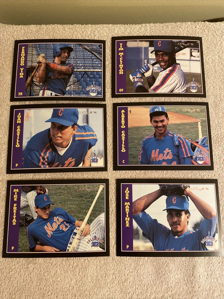 1991 Play II Columbia Mets Team Issued Postcards - Pick your card - Image 3 of 4