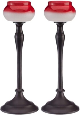 Livevie Roseberry Collection T-Lite Handmade Glass Votive Candle Holders