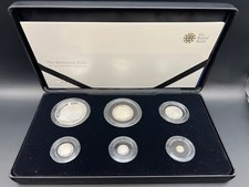 2016 Silver Proof Britannia 6 Coins Set, 1oz to 1/40oz. Royal Mint B16