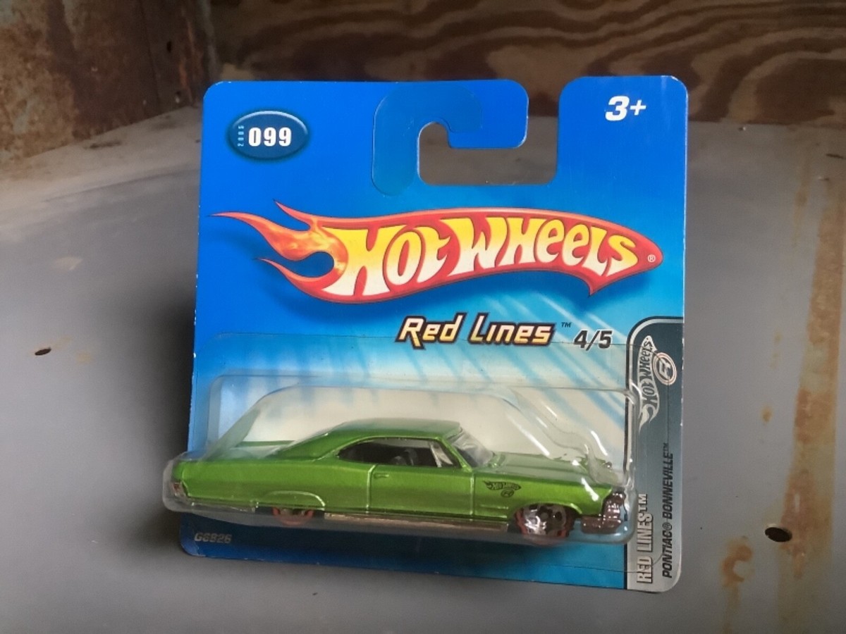 1965 Pontiac Bonneville redlines-collection short card green custom Hot  wheels