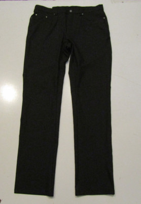 GREG NORMAN Mens Ultimate 5 Pocket Dress Pants Black Stretch Sz 32 x 29 NWT