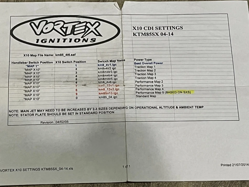 Vortex CDI ECU Steuergerät passend für KTM SX 65 85 - Image 3 of 4