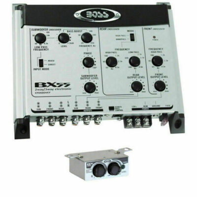 BOSS Audio Systems BX55 2-3 Way Pre-Amp Electronic Car Crossover