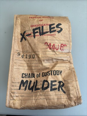 X-FILES Insulated Lunch Bag News Sci-Fi Nerd Block Exclusive Mulder Scully NEW