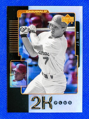 J.D. Drew #2K2 (1999 Upper Deck) 2k Plus Card, St. Louis Cardinals