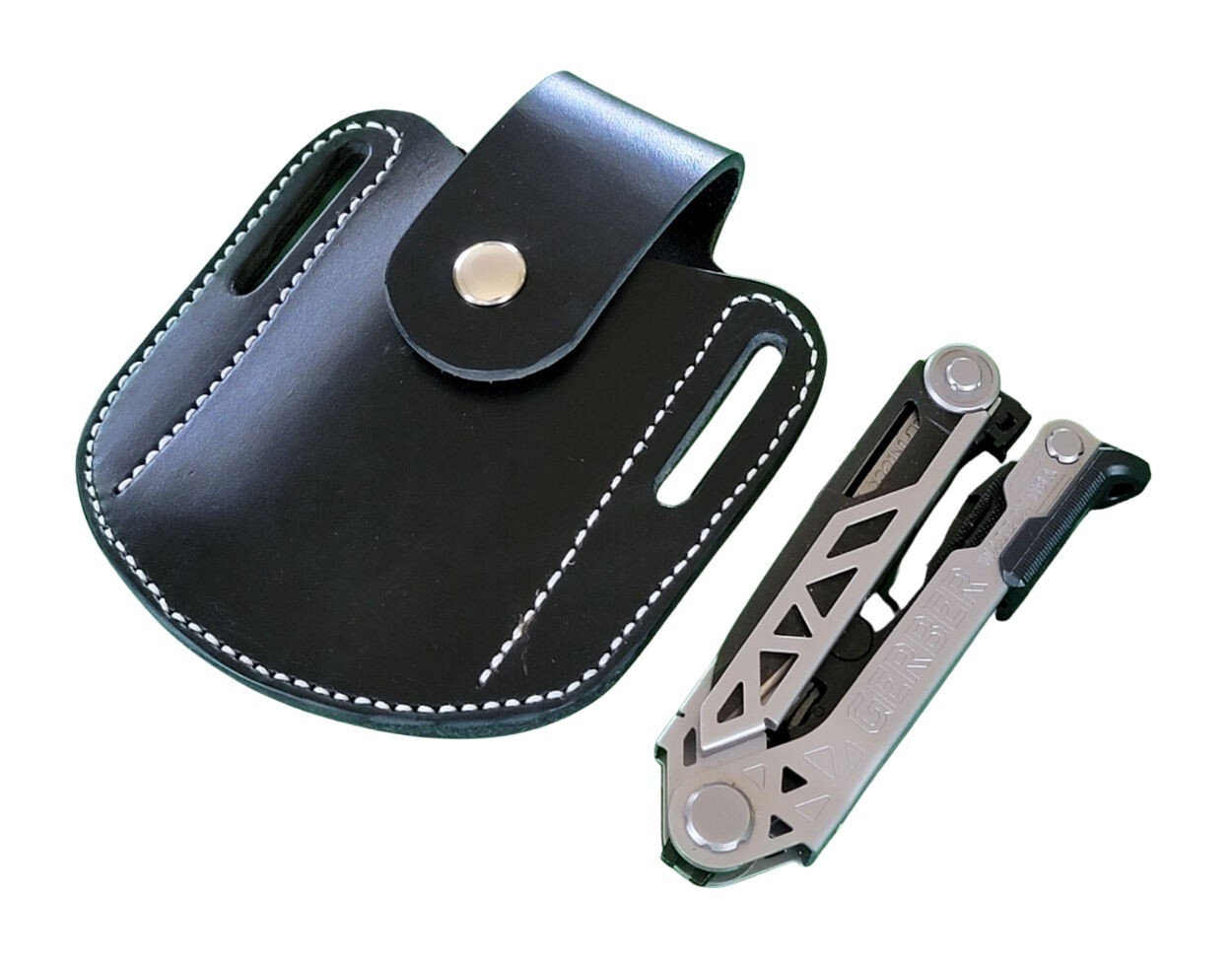 Leather Sheath for Gerber CenterDrive or Diesel Multitool Black
