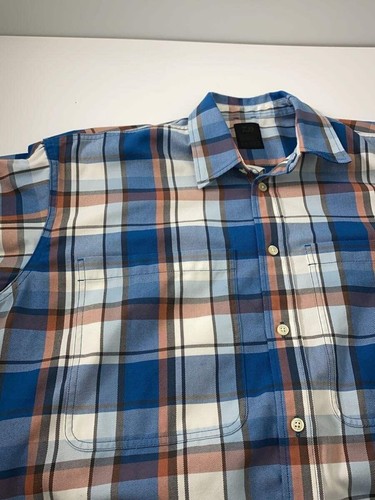 GLOBERIDE Long Sleeve Shirt S Polyester Check Used - Picture 6 of 8