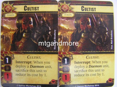 Warhammer 40000 Conquest LCG - 2x Cultist - Base Set engl.