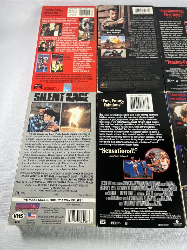 Action Packed Movie VHS Tape Lot of 10 Films - Image 3 of 4